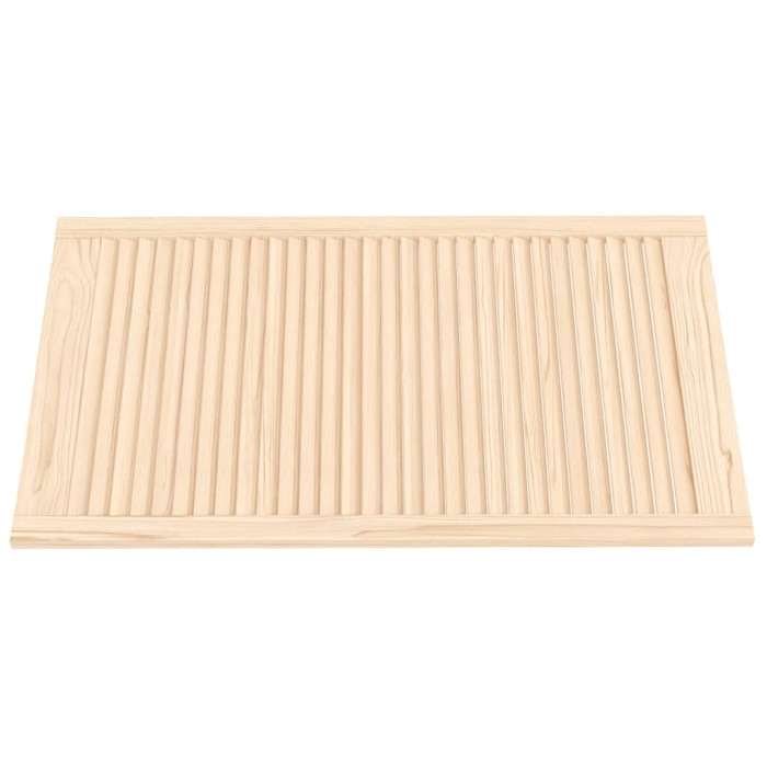 Vrata za omarico z letvicami 4 kosi 99,3x59,4 cm trdna borovina